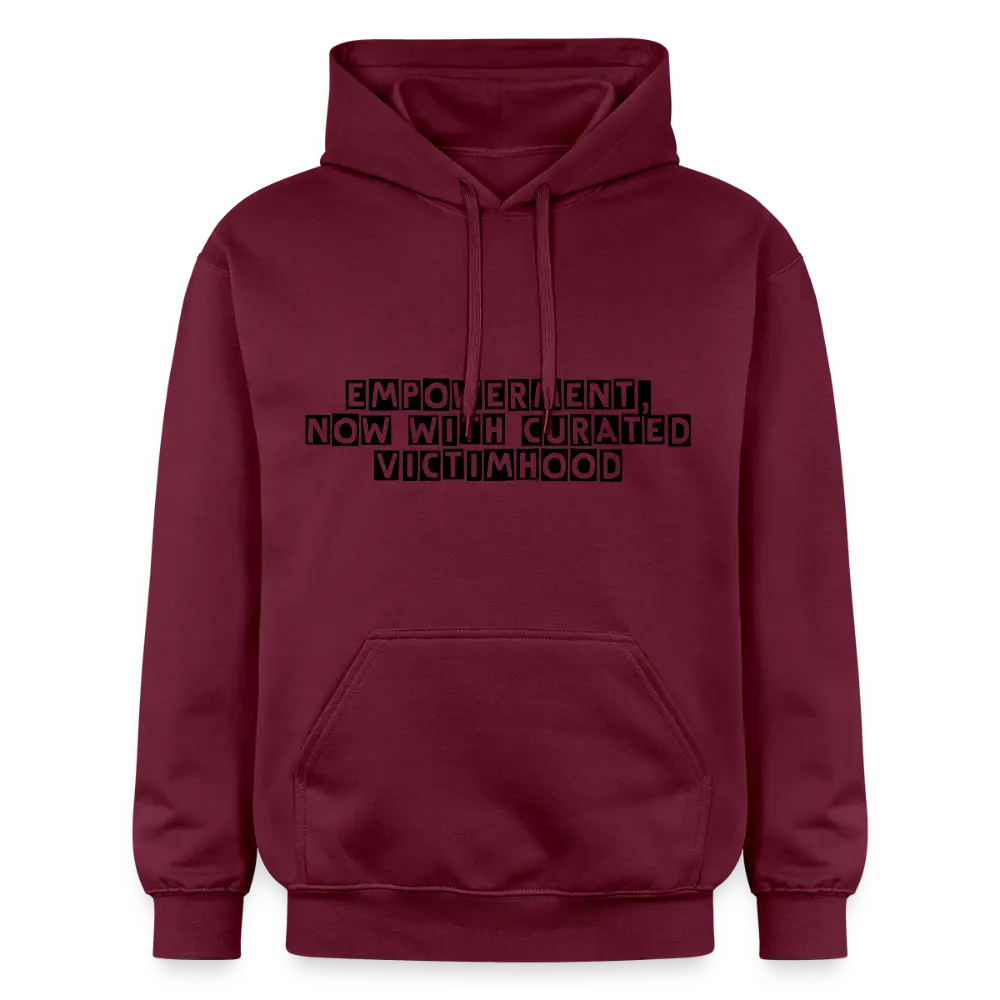 Empowerment Now Curated With Victomhood Shirt - maroon
