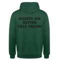 Beliefs Age better than trends - bottle green