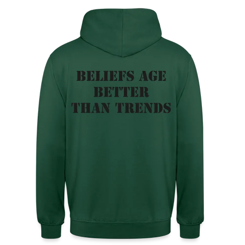 Beliefs Age better than trends - bottle green