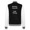 College Sweat Jacket - black/white