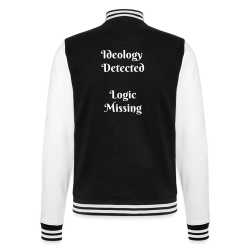 College Sweat Jacket - black/white